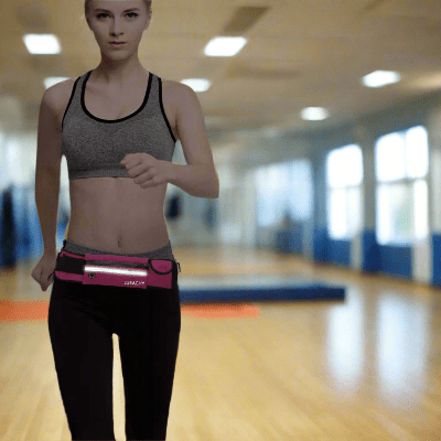 Sac de sport - SportWaistBag™ - Rose - GymVibe Outfit